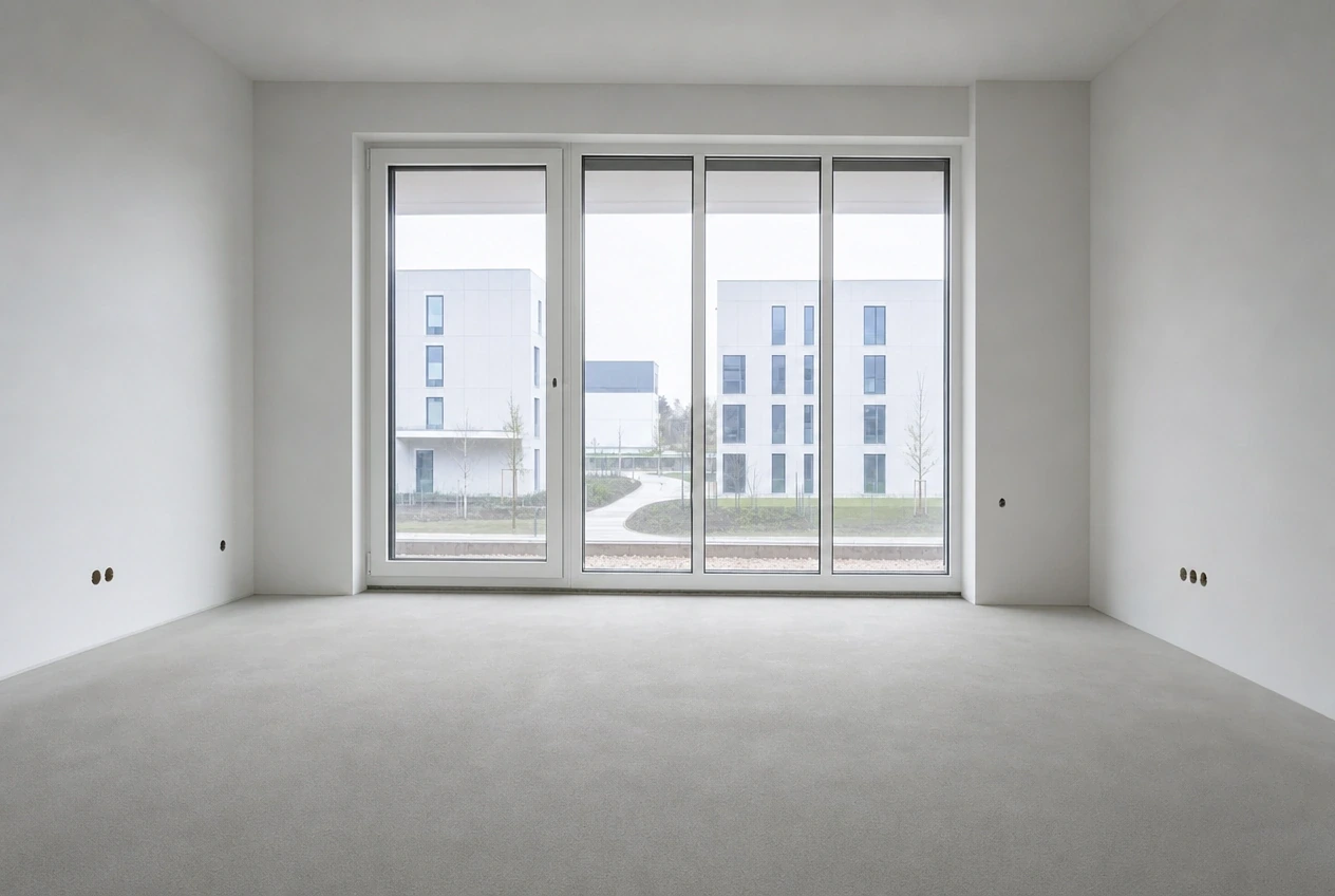 Bezugsfertige Neubauwohnung nach der Bauendreinigung in Braunschweig